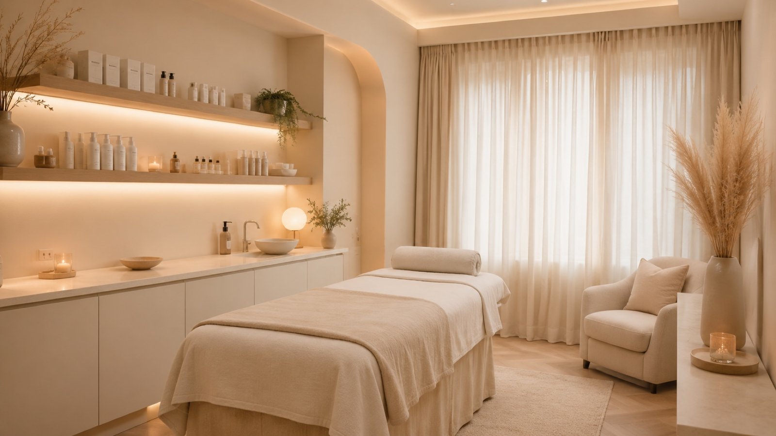 Behandlungsraum im JD Beauty Studio in Kamen